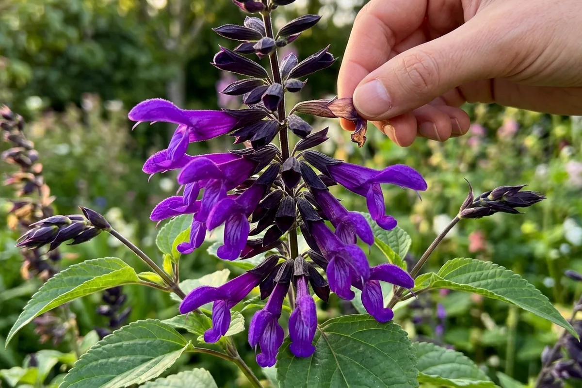 How to care for Salvia Amistad for deep purple summer borders