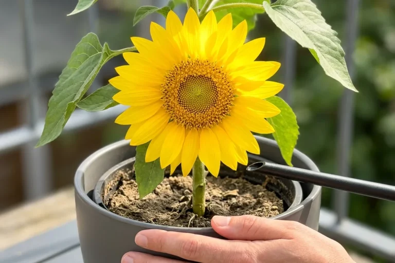 How to grow sunflowers in pots and small garden spaces
