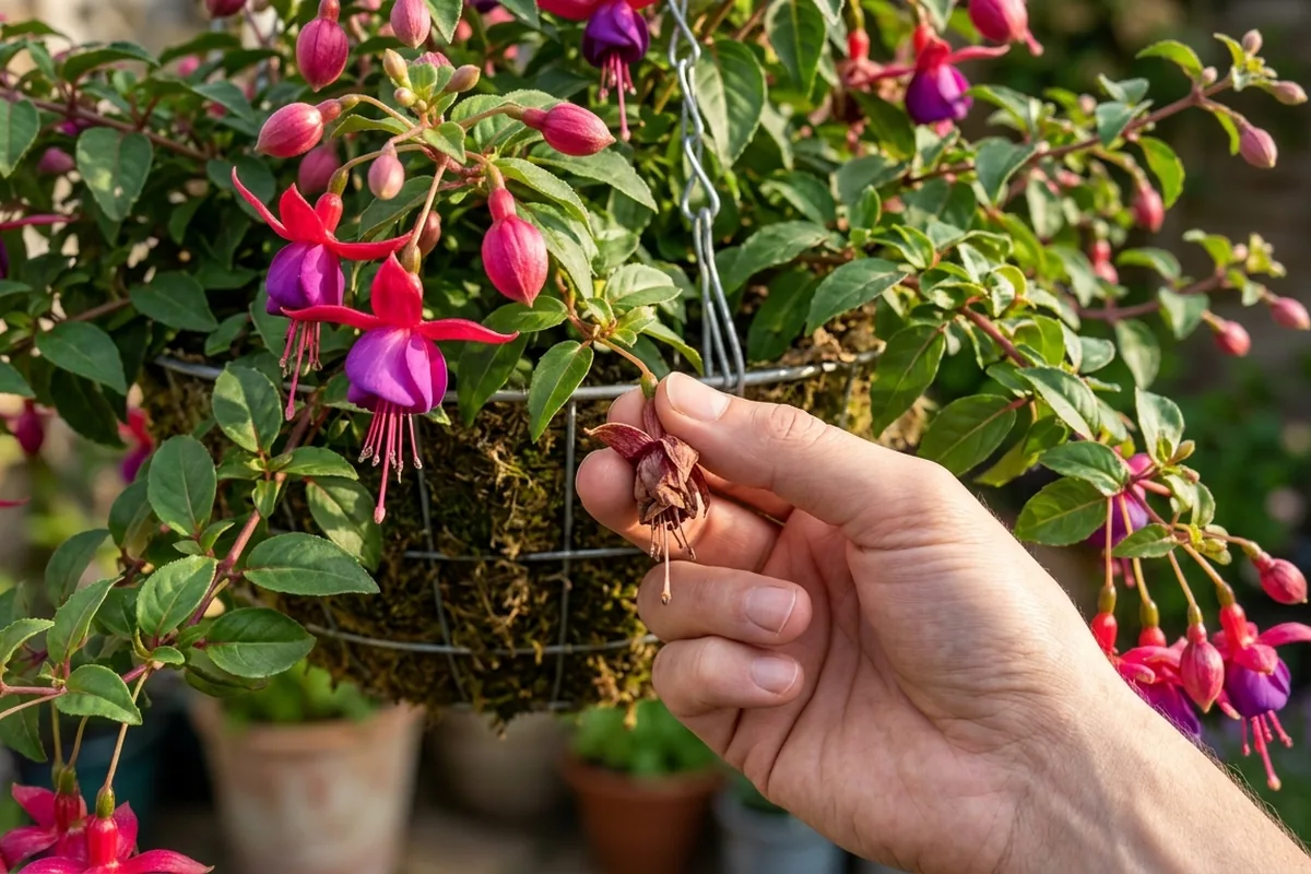 How to keep fuchsias flowering through summer in containers