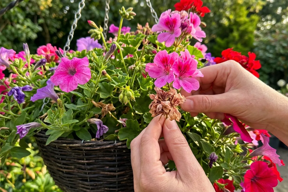 How to keep hanging baskets blooming all summer