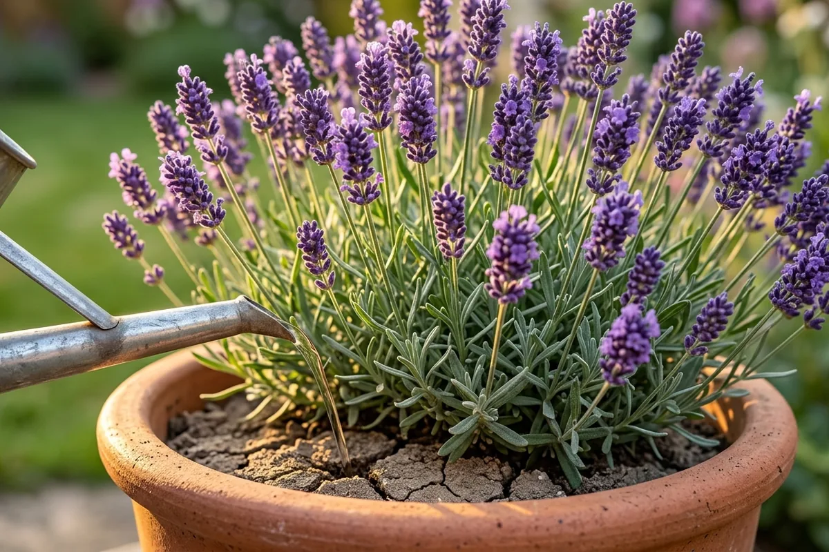How to keep lavender flowering through dry summers