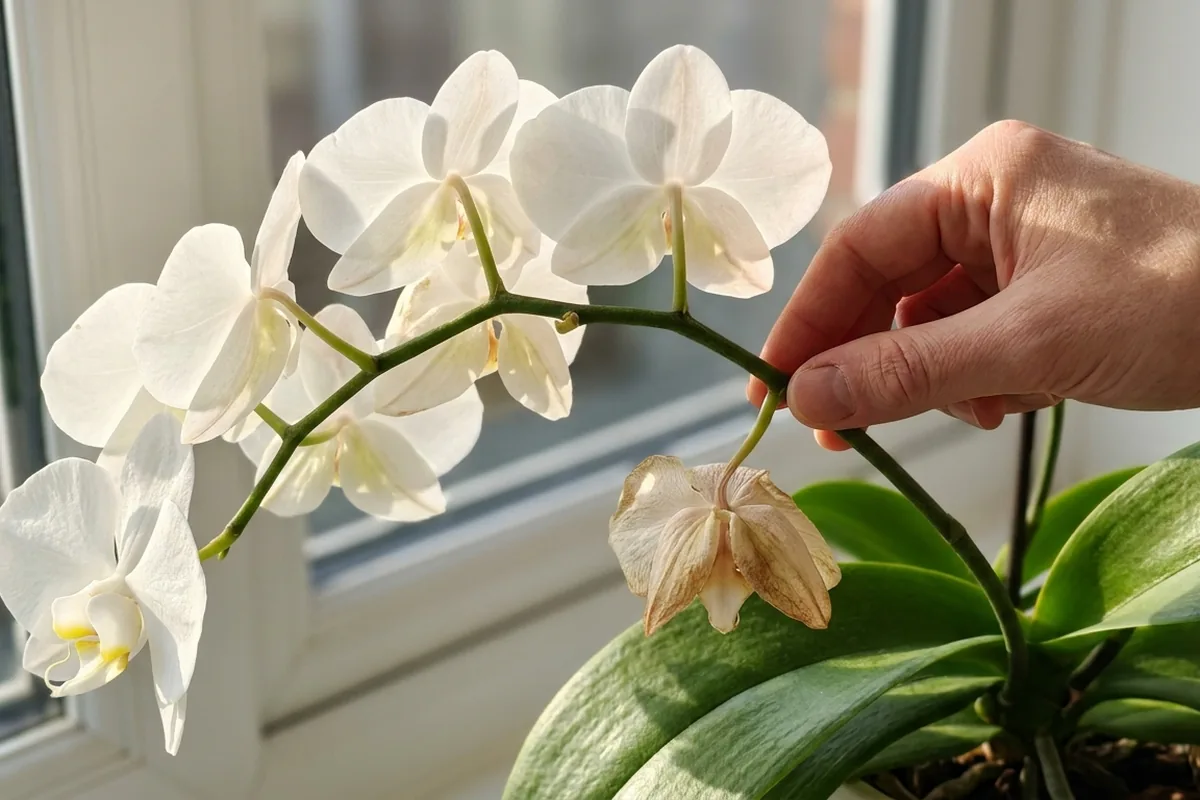 How to keep orchids flowering on a windowsill