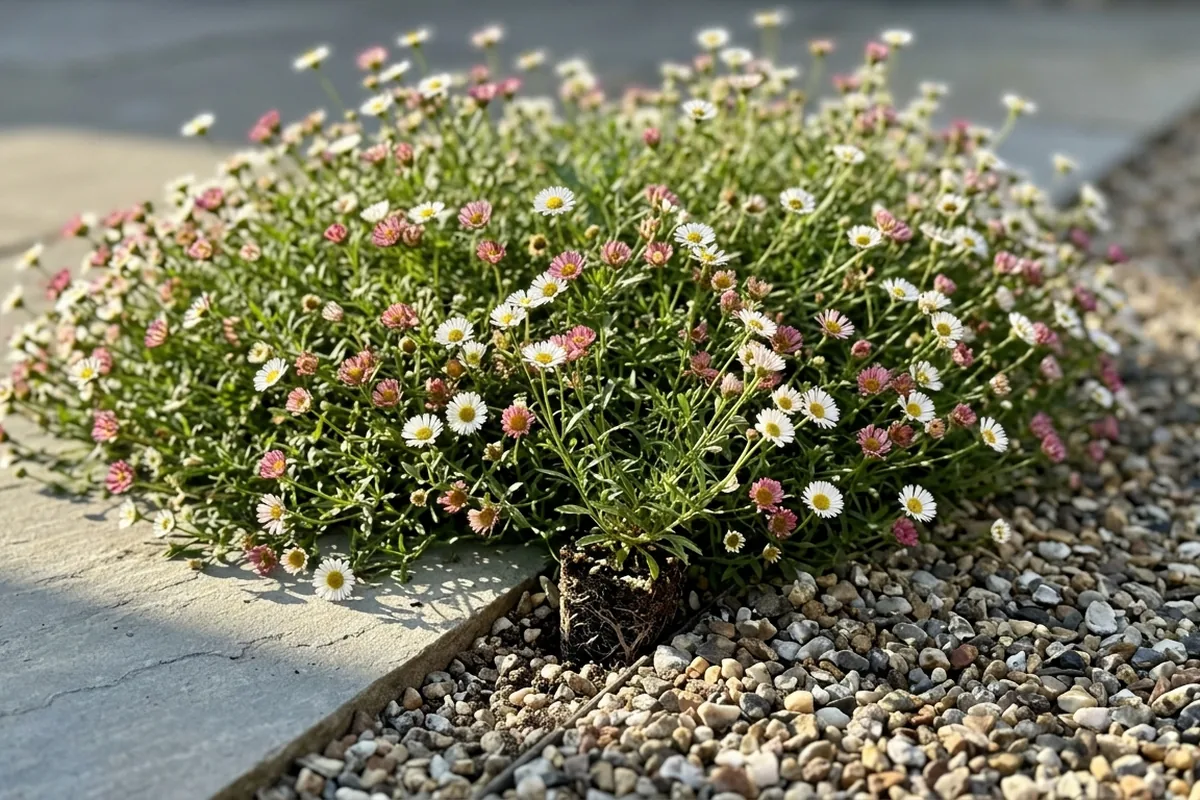 How to plant Erigeron karvinskianus in patios, walls and gravel paths