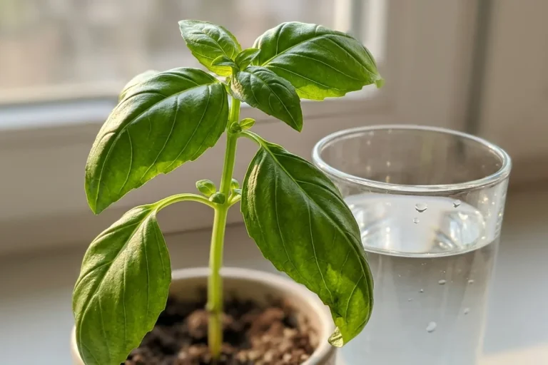 How to stop basil wilting on a sunny kitchen windowsill