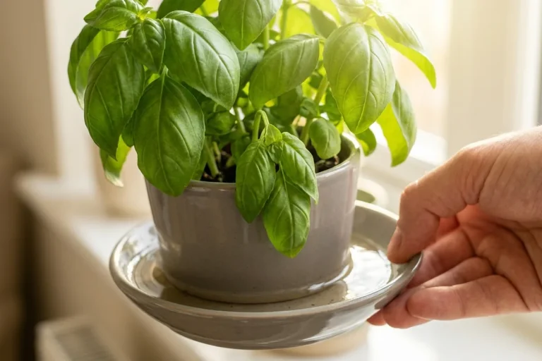 The first thing to check when basil starts wilting indoors