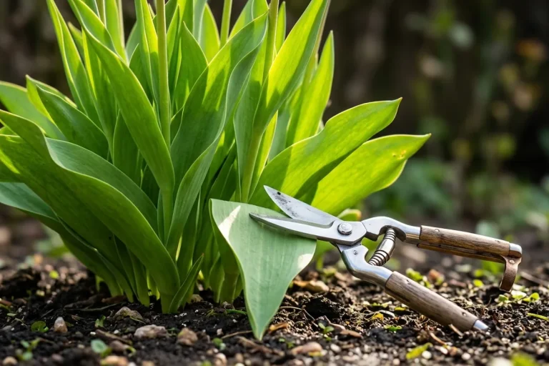 Why cutting tulip leaves too early weakens next year’s flowers