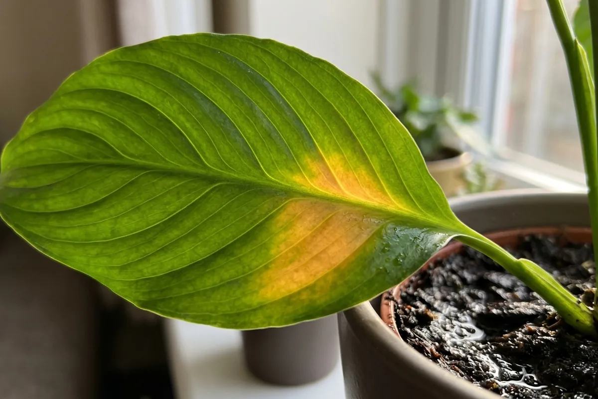 Why houseplant leaves turn yellow even when you water them