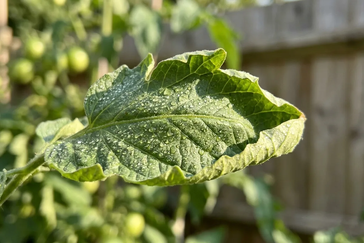 Why tomato leaves curl in hot weather and what to do next